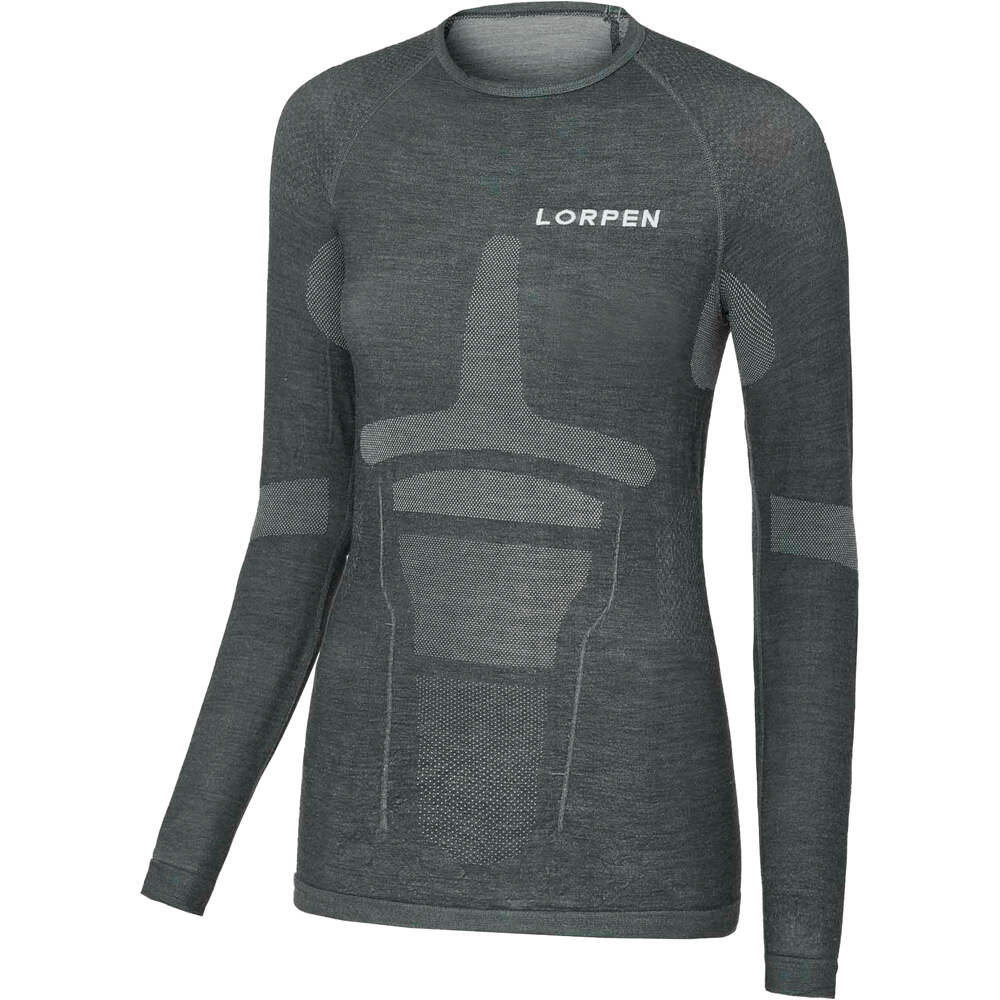 Lorpen camisetas termicas mujer TAKU L/S T-SHIRT W vista frontal