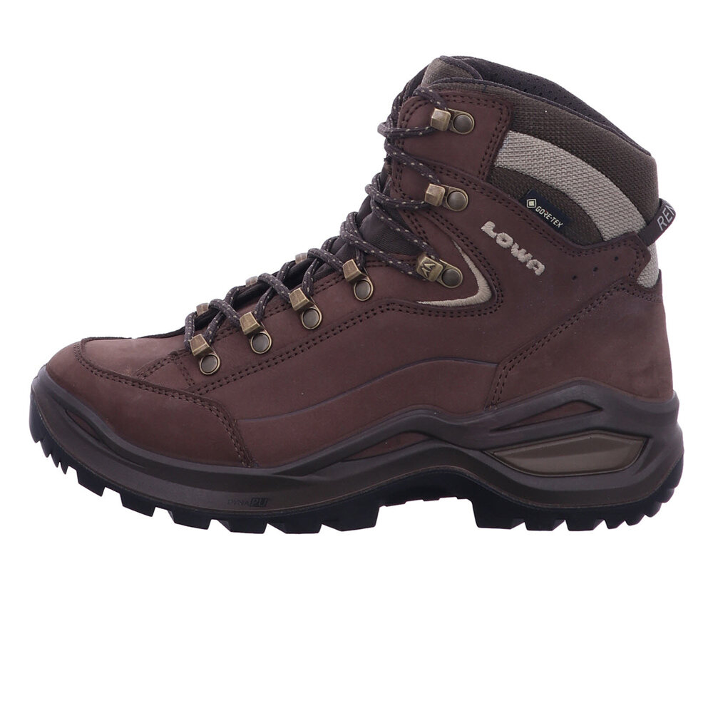 Lowa bota montaña cuero mujer RENEGADE EVO GTX MID Ws lateral exterior