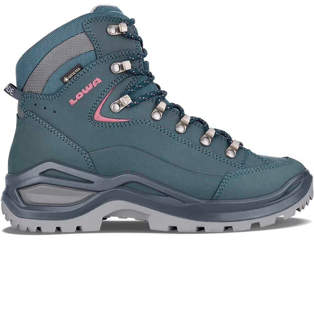 Lowa bota montaña cuero mujer RENEGADE EVO GTX MID Ws lateral exterior