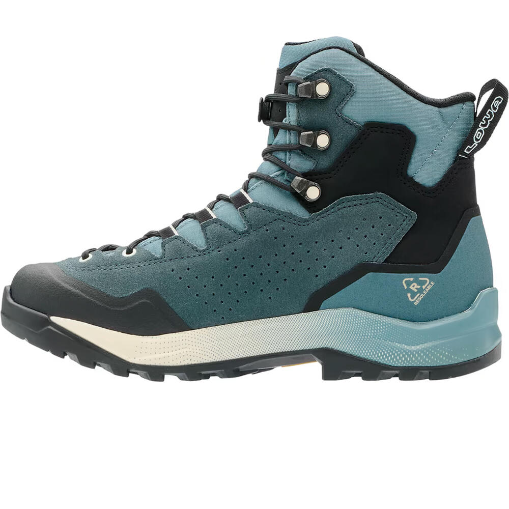 Lowa bota trekking mujer LOWA EXPLORER GTX MID Ws vista trasera