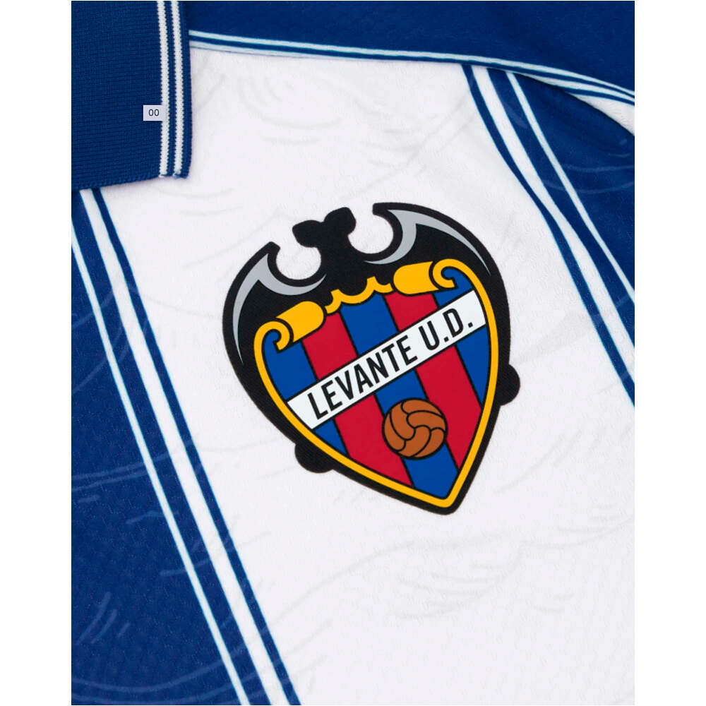 Macron camiseta de fútbol oficiales LEVANTE 26 AWAY SHIRT SS SR vista detalle