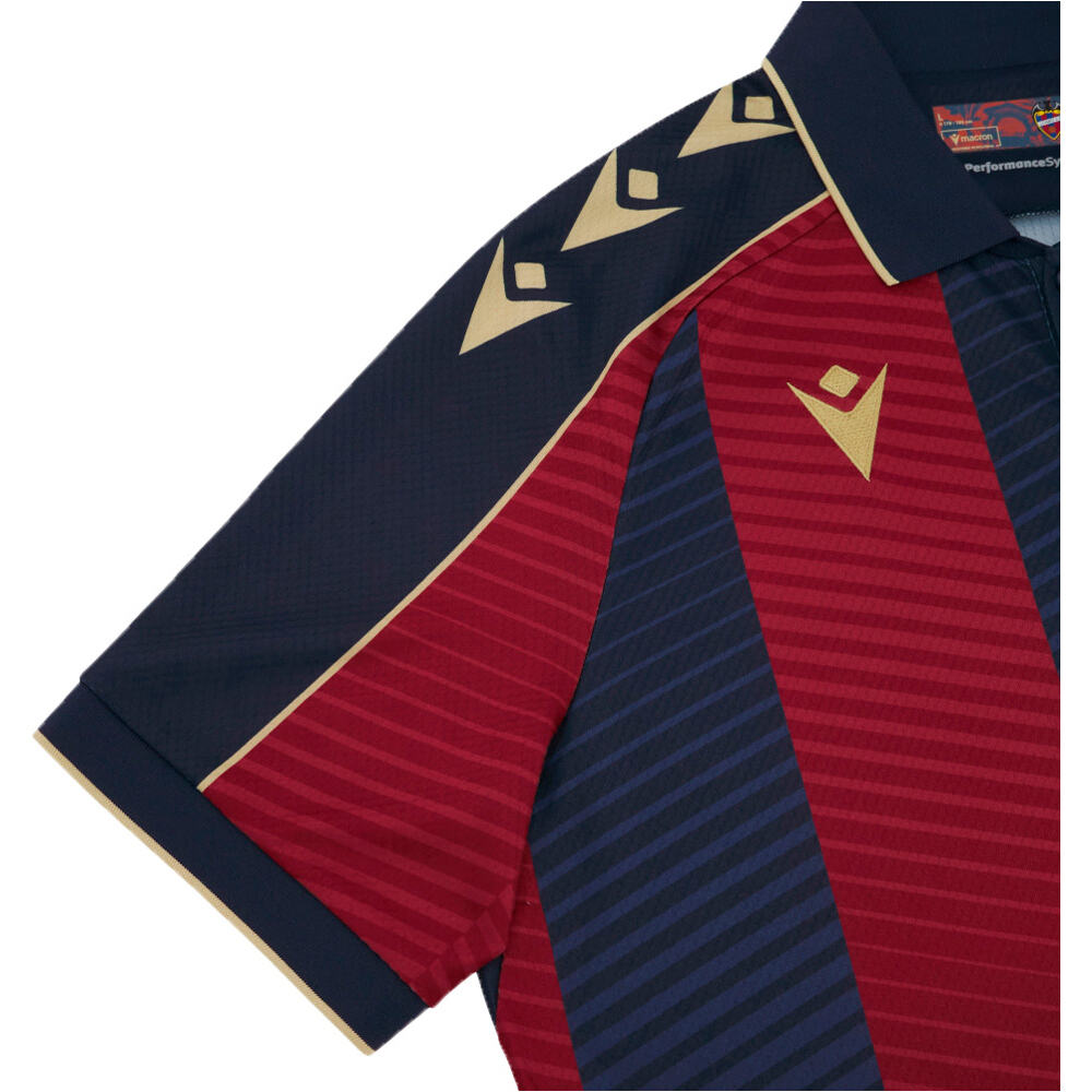 Macron camiseta de fútbol oficiales LEVANTE 26 HOME SHIRT SS SR 04