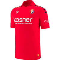 Macron camiseta de fútbol oficiales OSASUNA 26 HOME SHIRT SS SR vista frontal