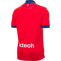 Macron camiseta de fútbol oficiales OSASUNA 27 HOME SHIRT SS SR vista trasera