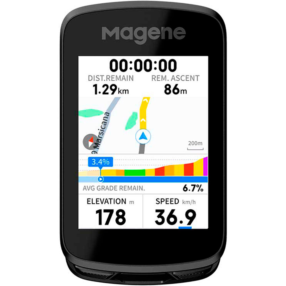 Magene gps bicicleta CICLOCOMPUTADOR GPS C606 PRO 06