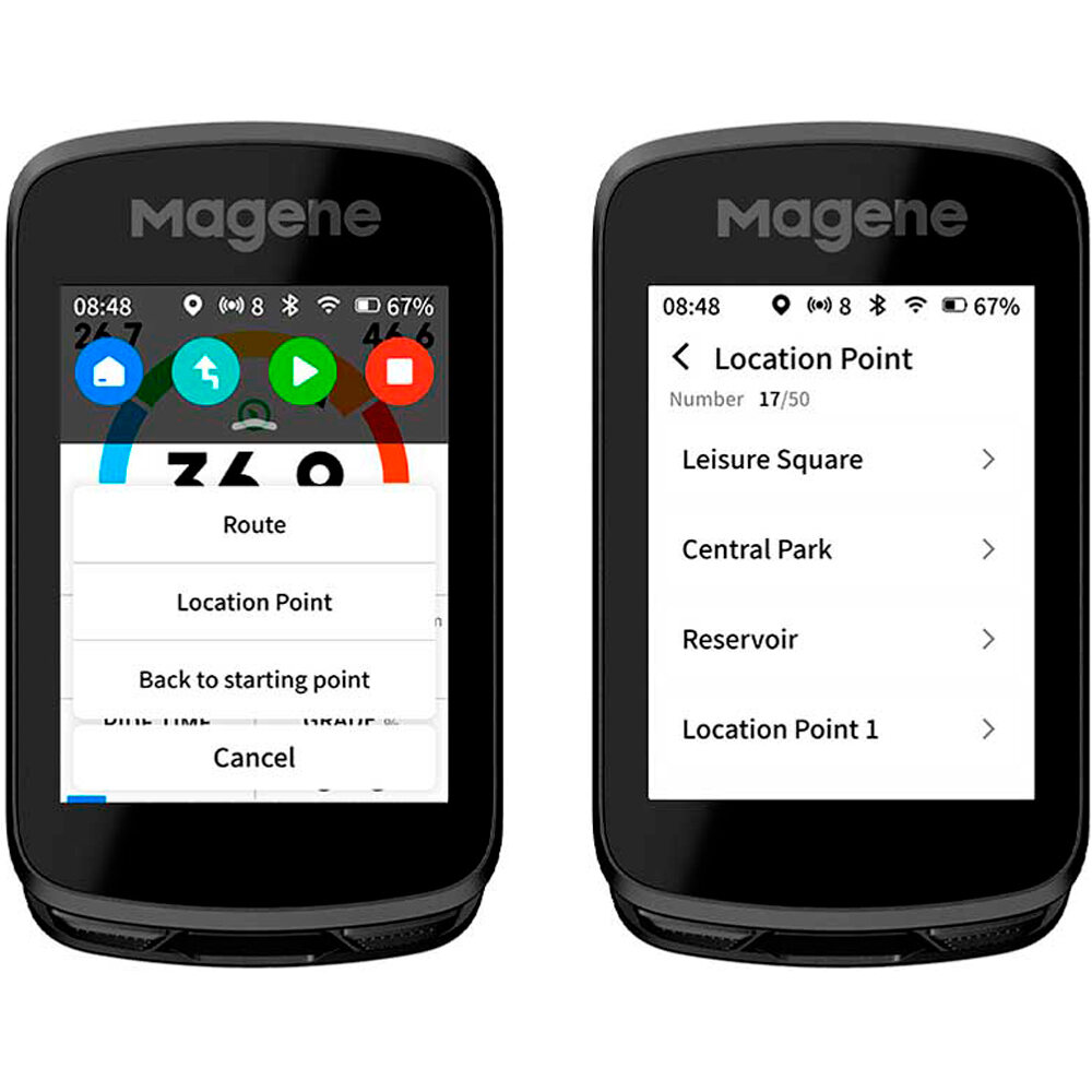 Magene gps bicicleta CICLOCOMPUTADOR GPS C606 PRO 13