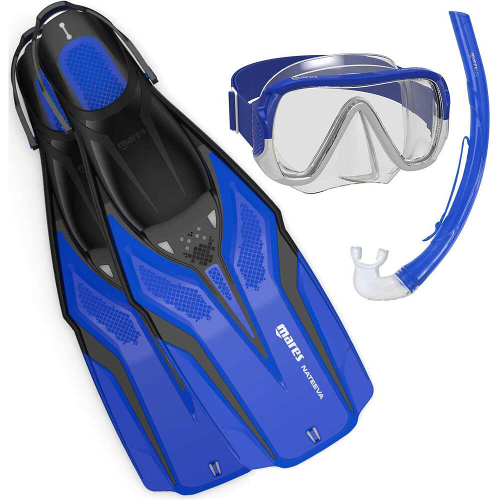 Mares kit gafastubo y aletas snorkel Set NATEEVA KEEWEE vista frontal