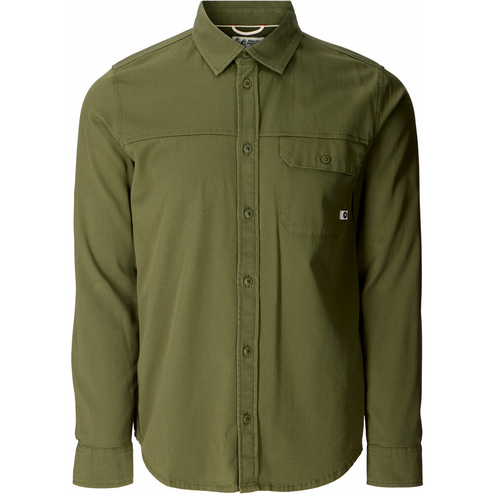 Marmot camisa montaña manga larga hombre Hidden Peak Twill Button Down LS 03