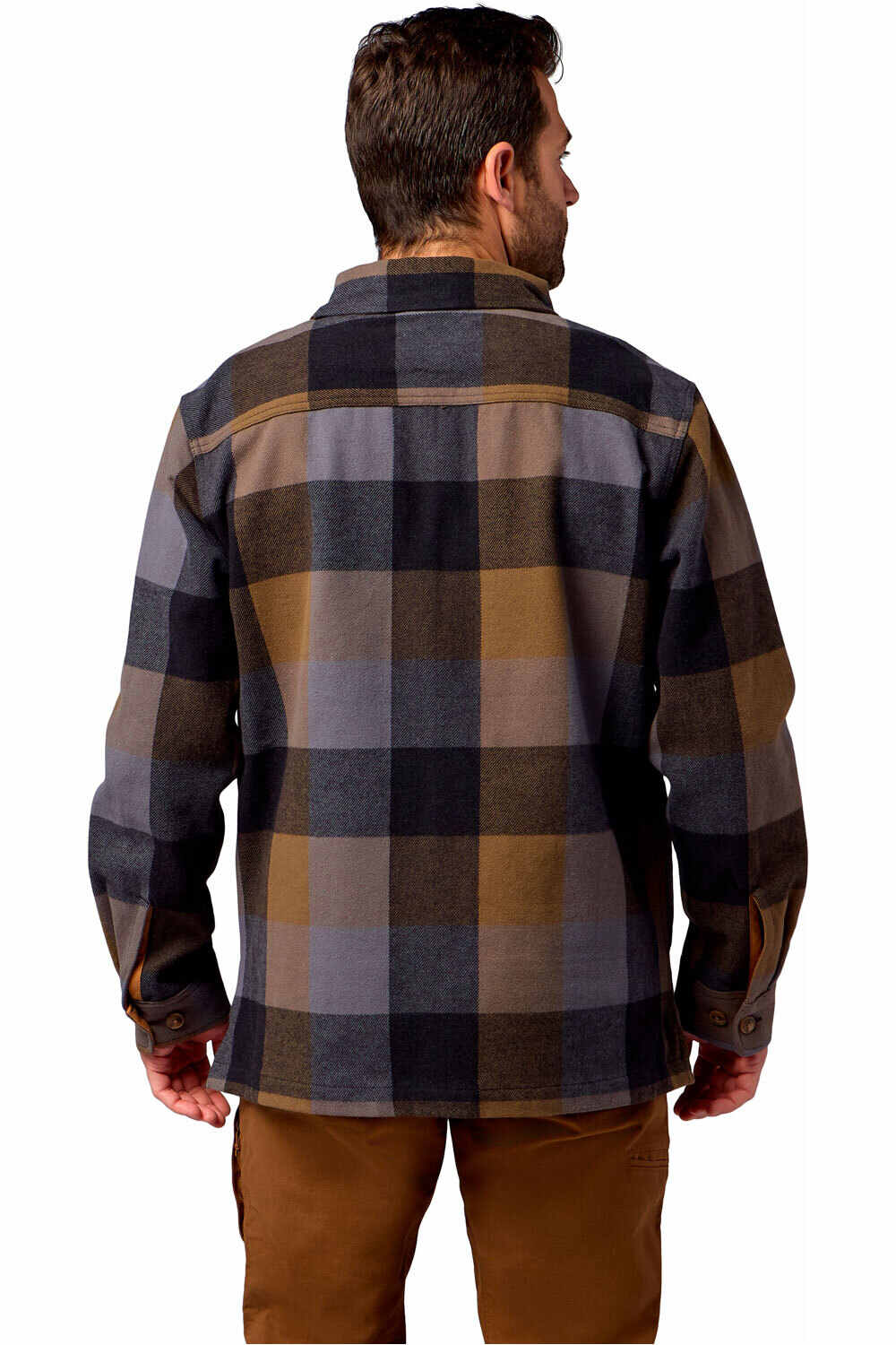 Marmot camisa montaña manga larga hombre Pinecrest Heavyweight Flannel Overshirt vista trasera