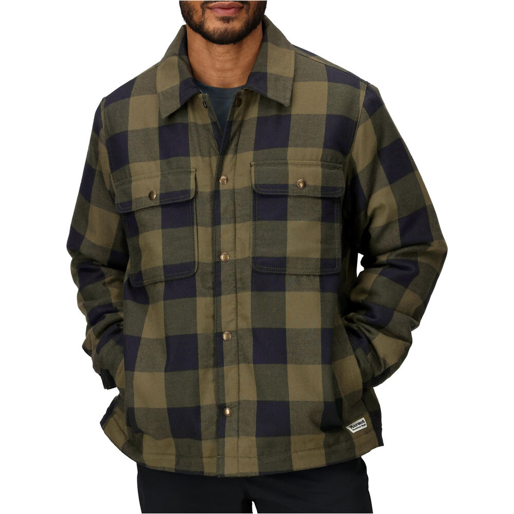 Marmot camisa montaña manga larga hombre Ridgefield Sherpa Flannel Shirt Jacket vista frontal