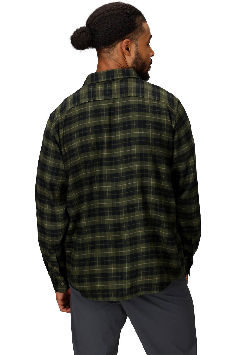 Marmot camisa montaña manga larga hombre Rsuh Creek Lightweight Flannel LS vista trasera