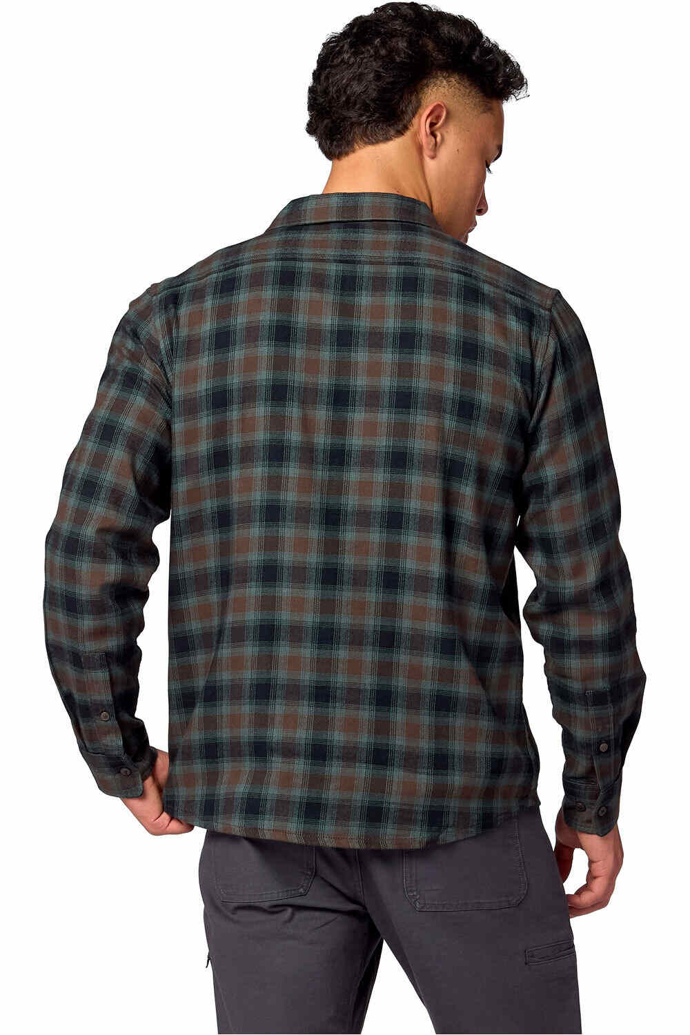 Marmot camisa montaña manga larga hombre Rush Creek Lightweight Flannel LS vista trasera