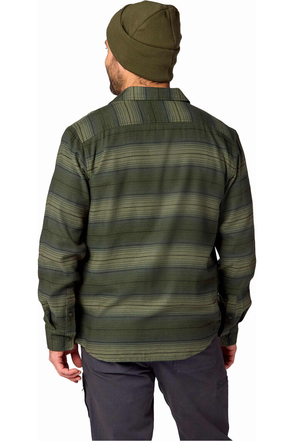 Marmot camisa montaña manga larga hombre Rush Creek Lightweight Flannel LS vista trasera