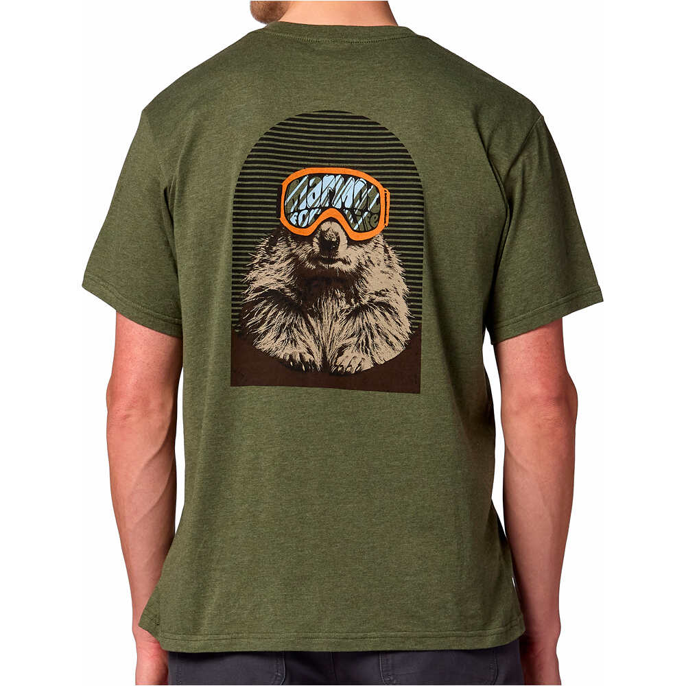 Marmot camiseta montaña manga corta hombre Marty Goggles Tee SS vista trasera