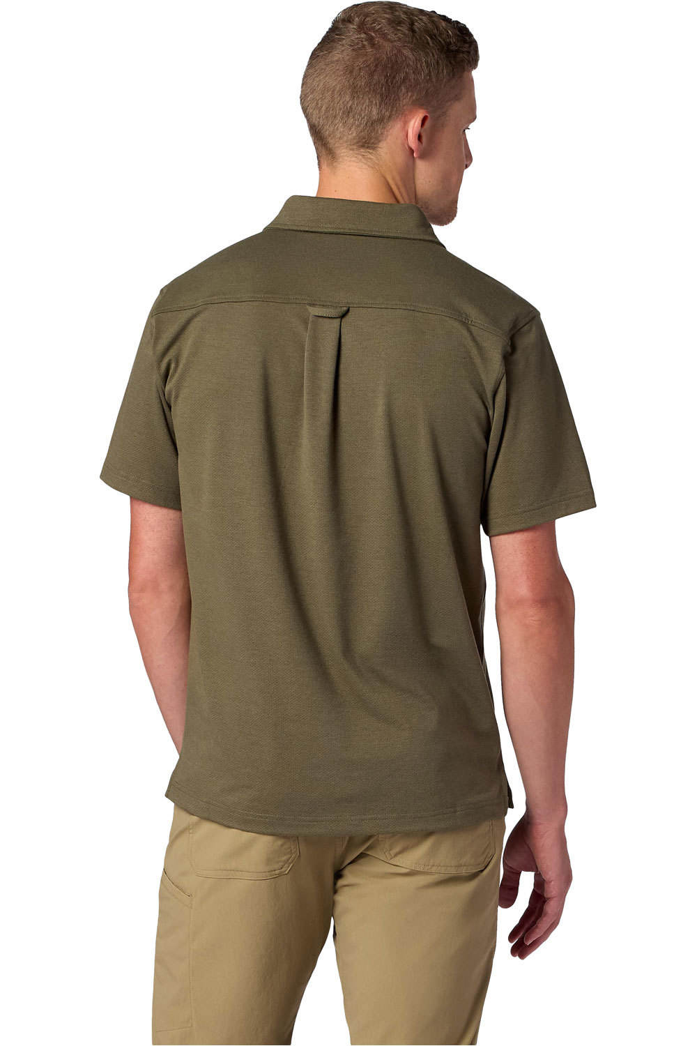 Marmot camiseta montaña manga corta hombre Sereno Polo SS vista trasera