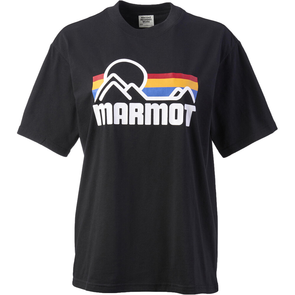 Marmot camiseta montaña manga corta mujer Wm's Coastal Tee SS vista detalle