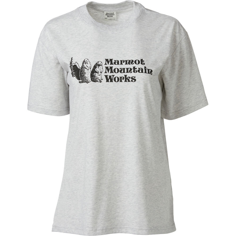 Marmot camiseta montaña manga corta mujer Wm's MMW Tee SS vista detalle