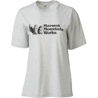Marmot camiseta montaña manga corta mujer Wm's MMW Tee SS vista detalle