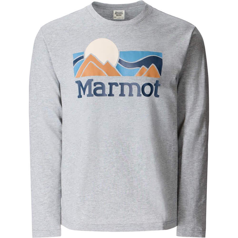 Marmot camiseta montaña manga larga hombre Coastal Tee LS vista detalle