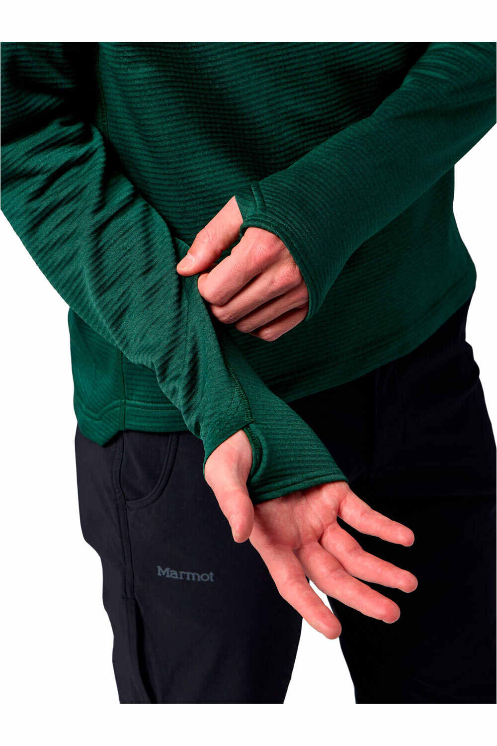 Marmot camiseta térmica manga larga hombre Dias Ridge Crew LS vista detalle