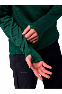 Marmot camiseta térmica manga larga hombre Dias Ridge Crew LS vista detalle