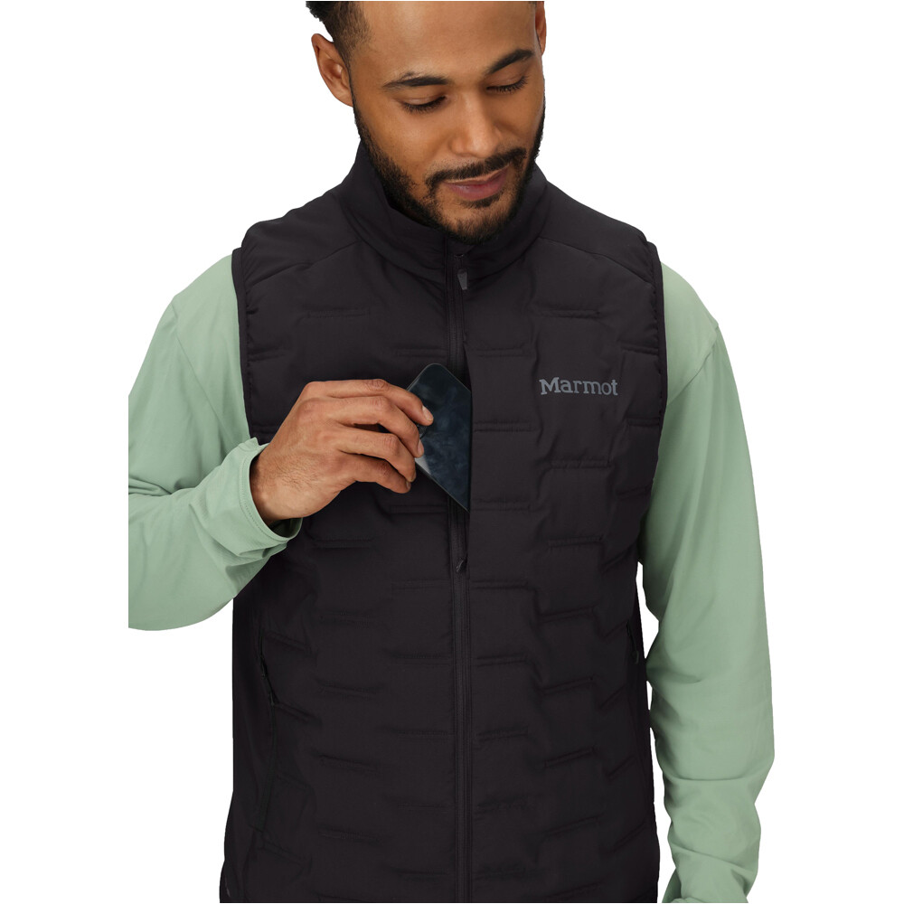 Marmot chaleco outdoor hombre WarmCube Active Aerothermal Vest vista detalle