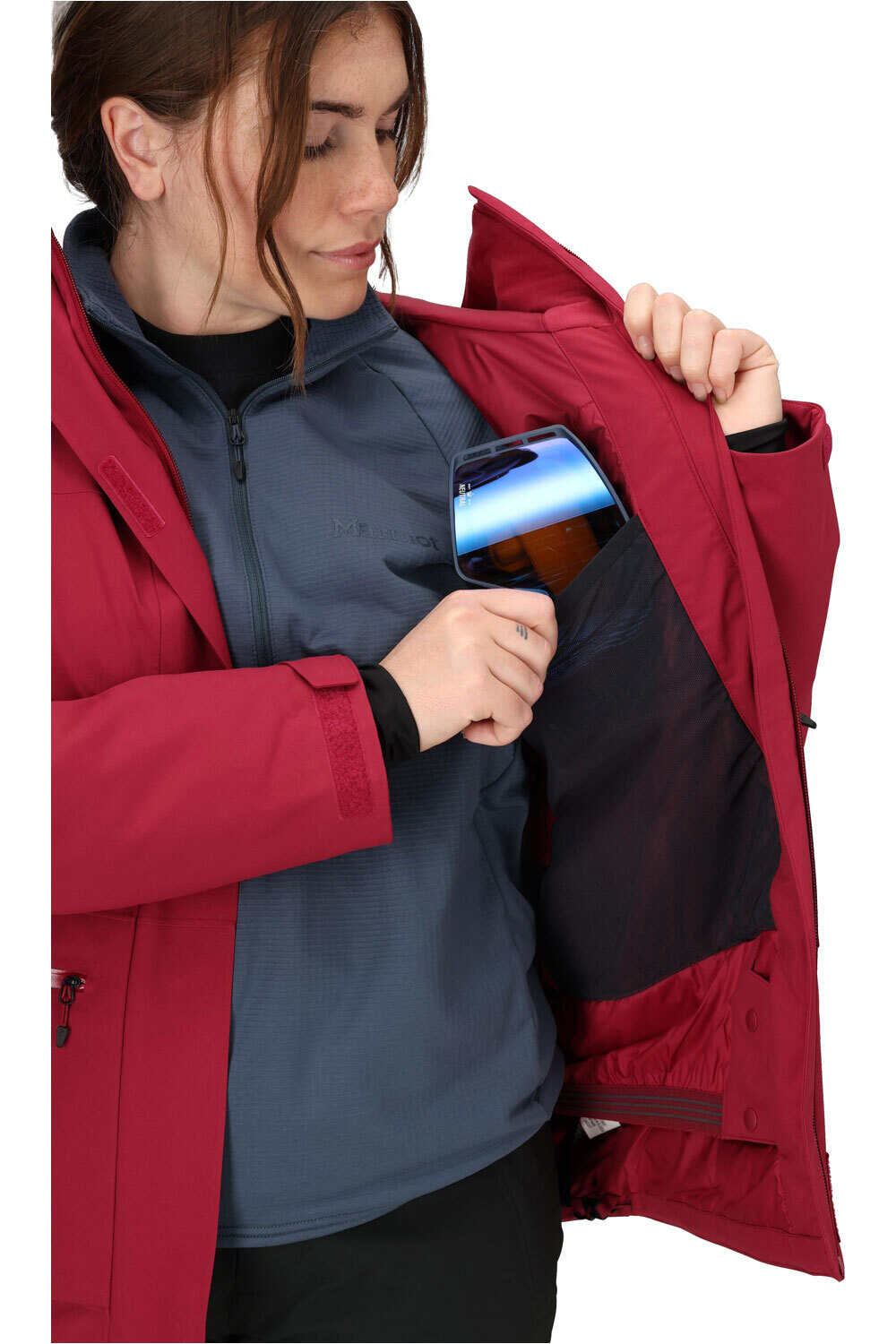 Marmot chaqueta esquí mujer Wm's Refuge Insulated Jacket vista detalle