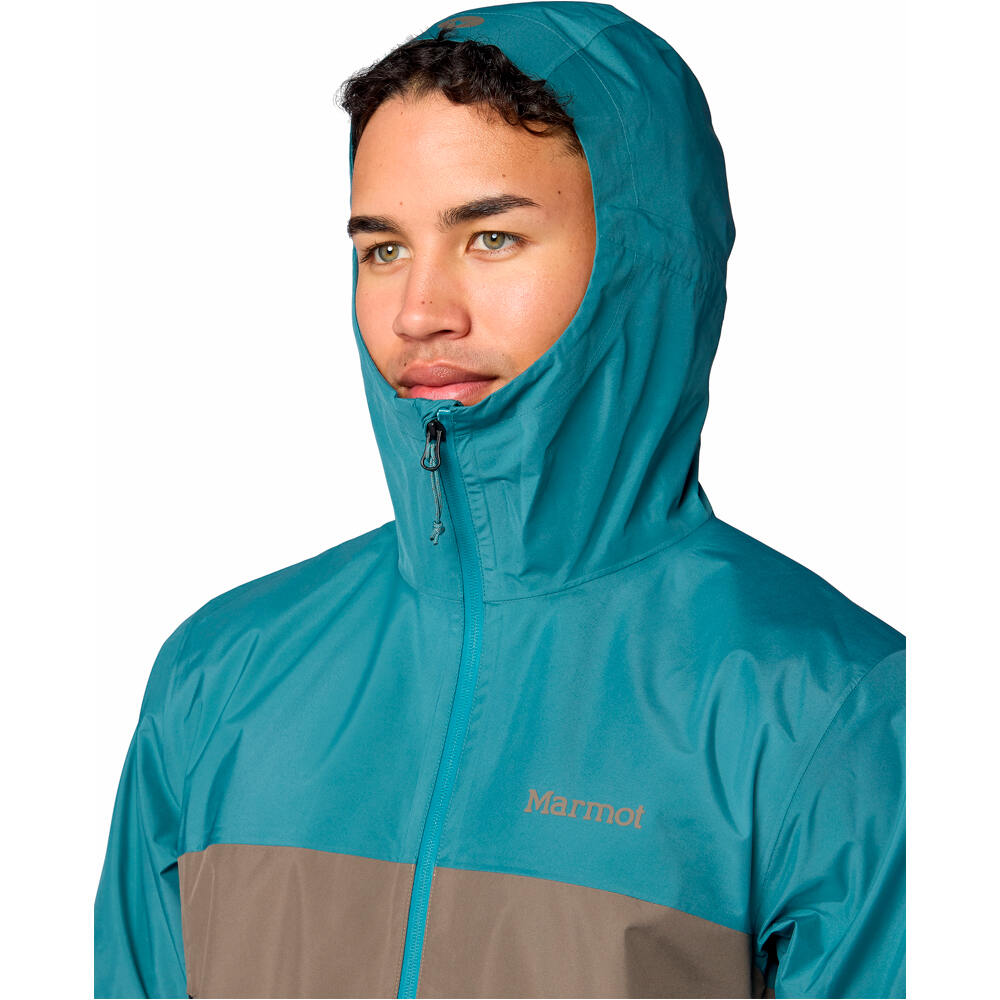 Marmot chaqueta impermeable hombre Minimalist Pertex Jacket vista detalle