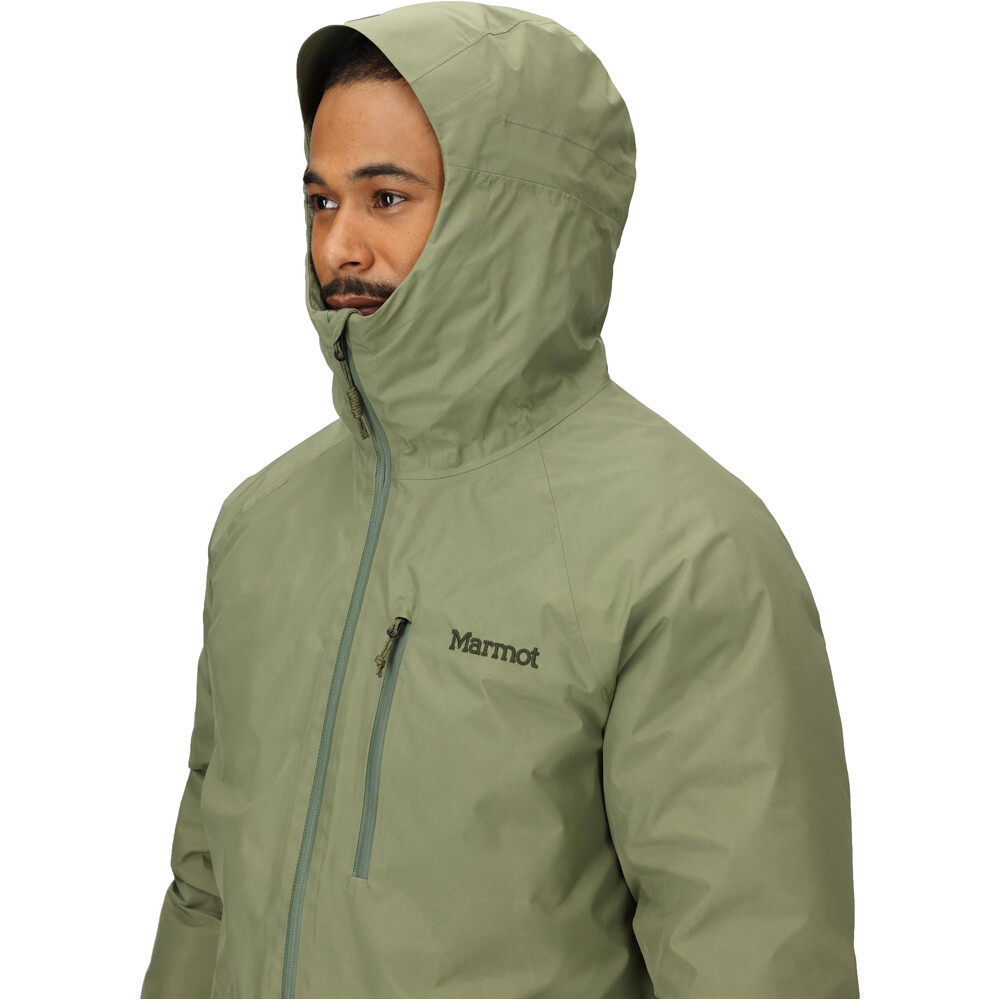 Marmot chaqueta impermeable hombre Oslo GORE-TEX Jacket vista detalle