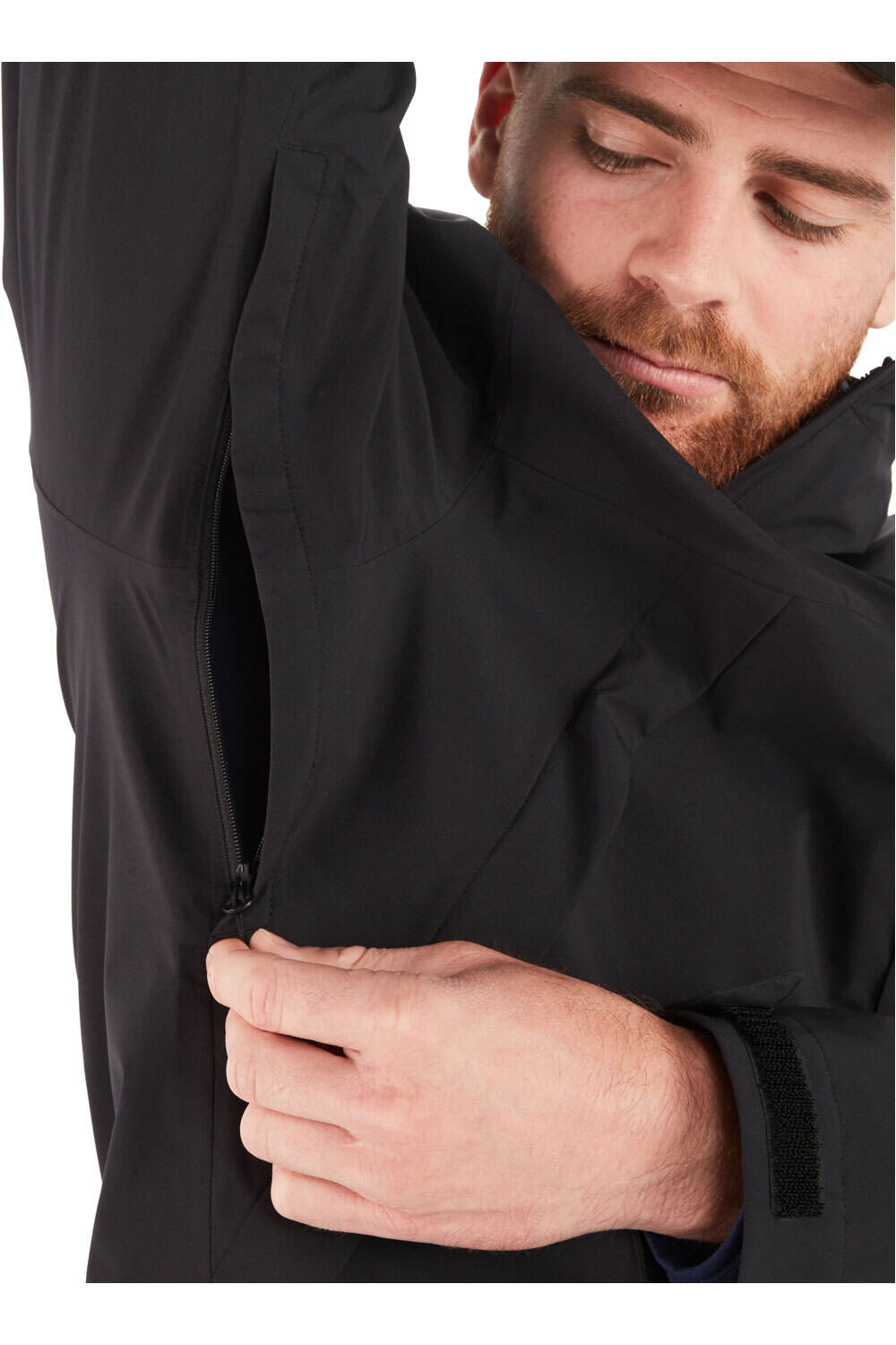 Marmot chaqueta impermeable hombre PreCip Eco Pro Jacket vista detalle