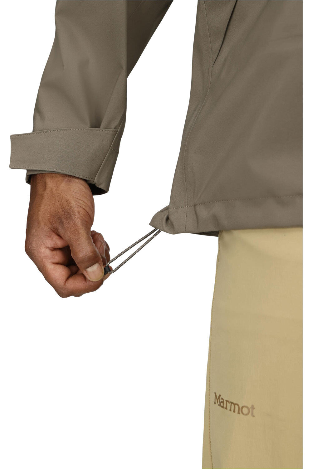 Marmot chaqueta impermeable hombre PreCip Eco Pro Jacket vista detalle