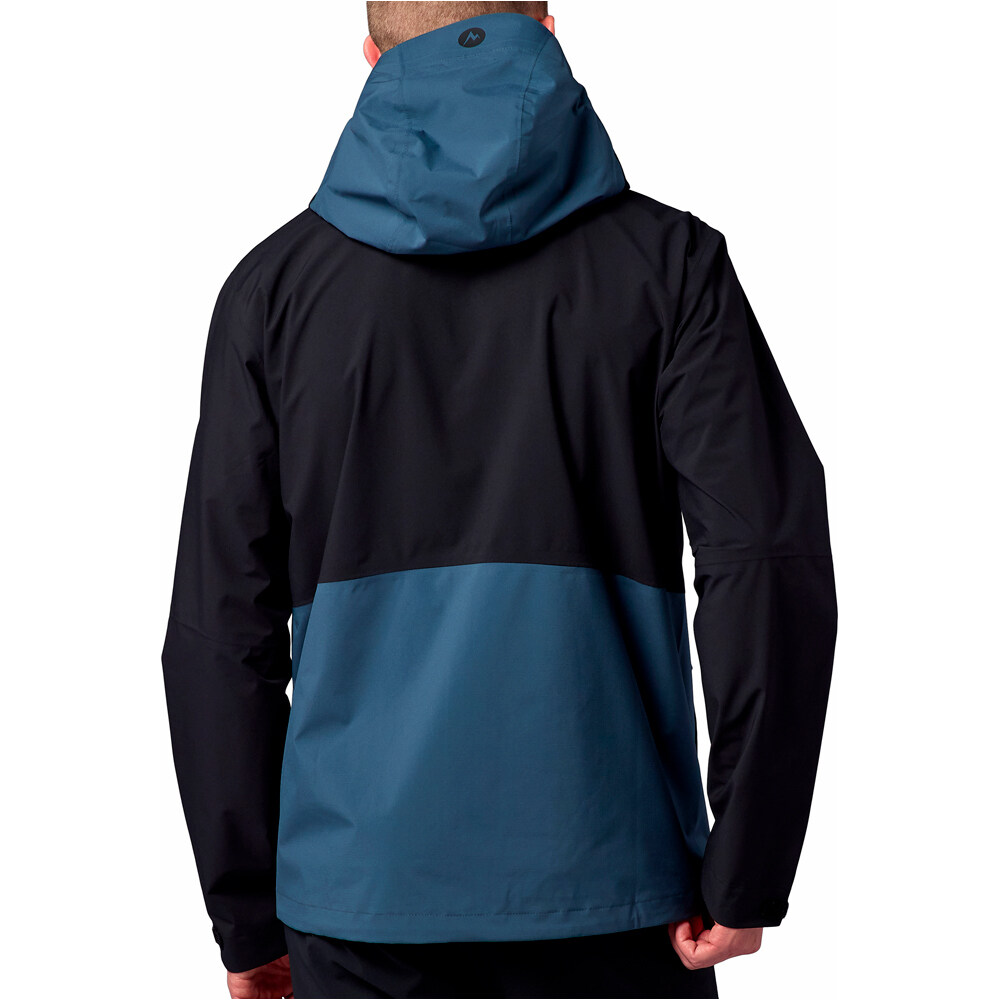 Marmot chaqueta impermeable hombre PreCip Evo Flex Jacket vista trasera