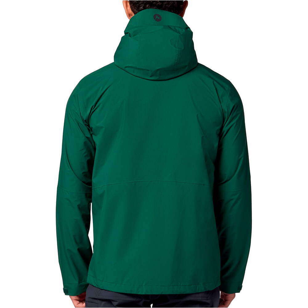 Marmot chaqueta impermeable hombre PreCip Evo Flex Jacket vista trasera