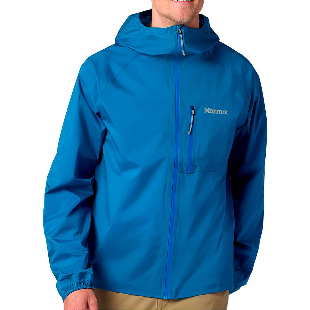 Marmot chaqueta impermeable hombre Superalloy Bio Rain Jacket vista frontal