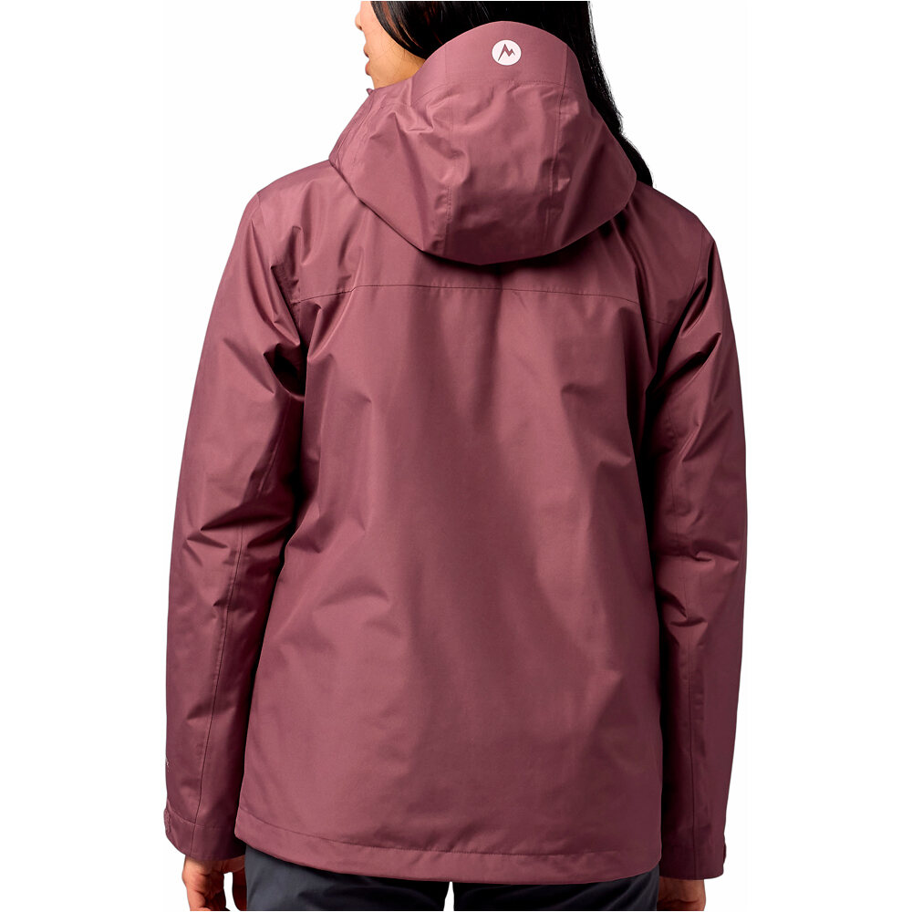 Marmot chaqueta impermeable insulada mujer Wm's Minimalist Pertex 3-in-1 Jacket vista trasera