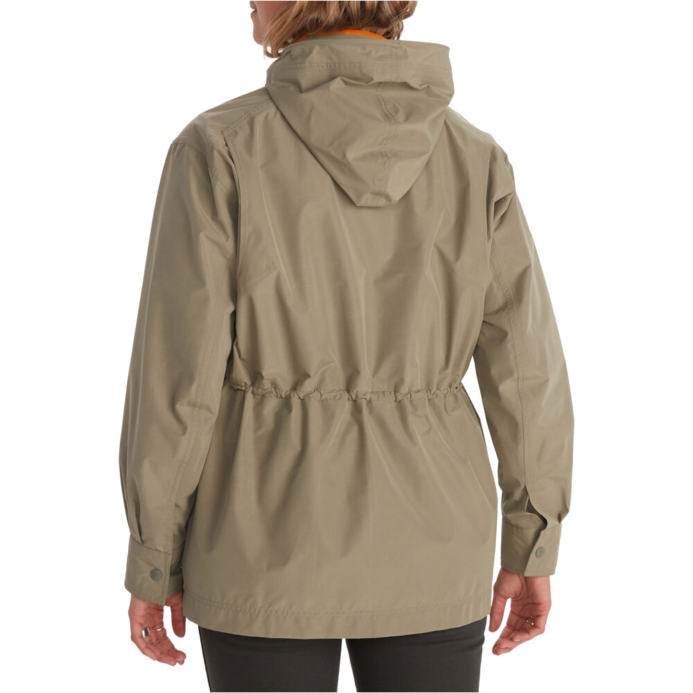 Marmot chaqueta impermeable mujer Wm's '78 All-Weather Parka vista trasera