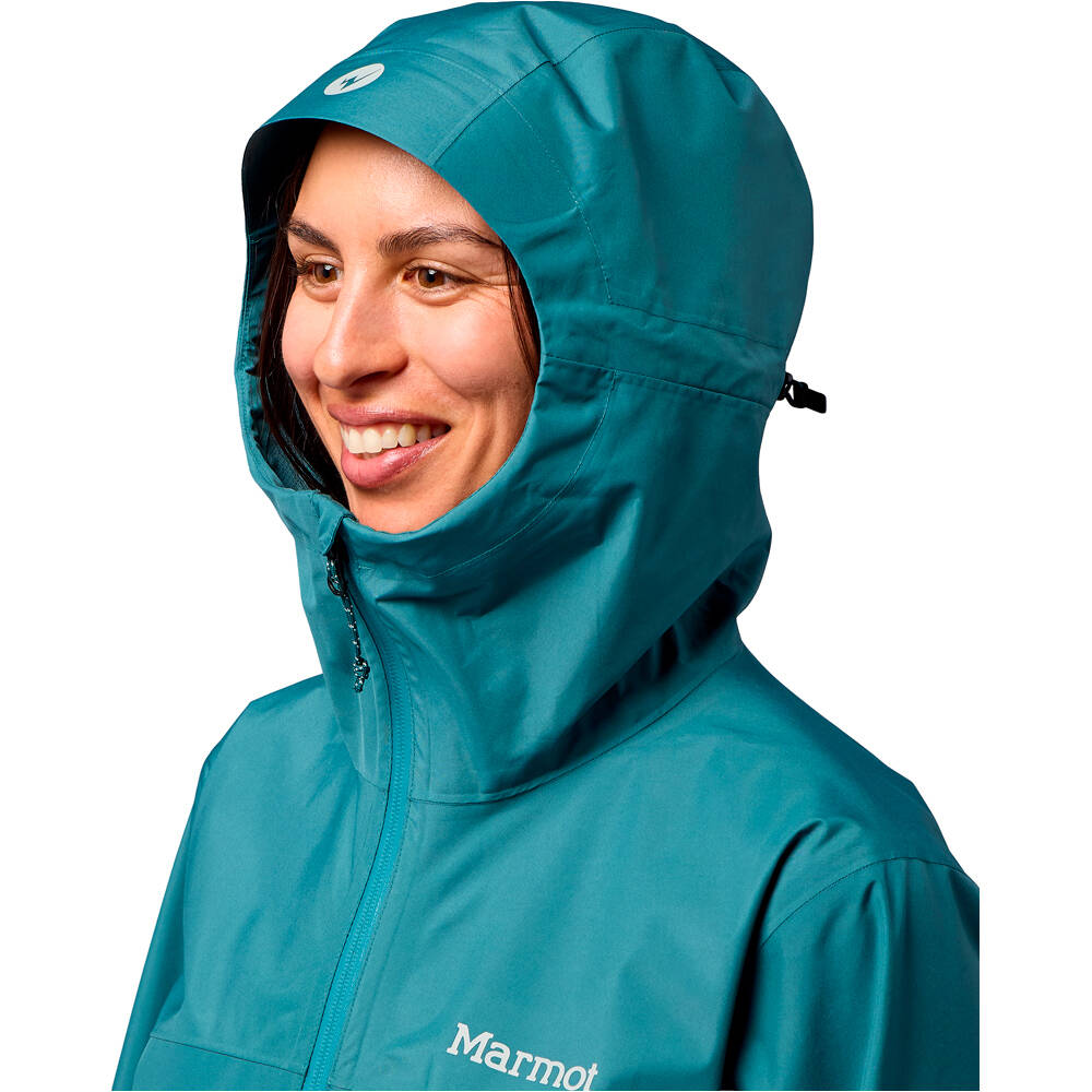 Marmot chaqueta impermeable mujer Wm's Minimalist Pertex Jacket vista detalle
