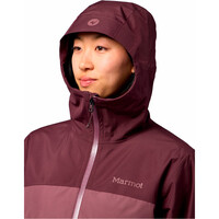 Marmot chaqueta impermeable mujer Wm's Minimalist Pertex Jacket vista detalle