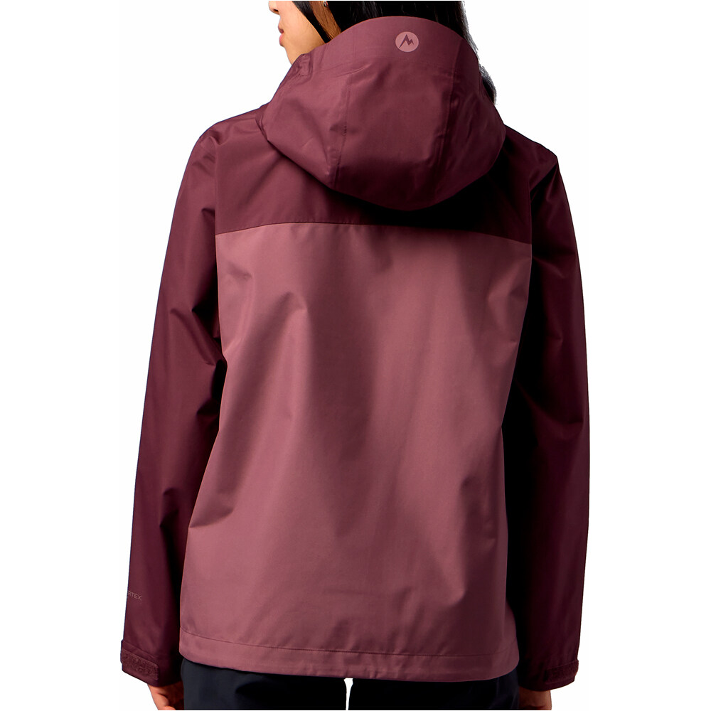 Marmot chaqueta impermeable mujer Wm's Minimalist Pertex Jacket vista trasera