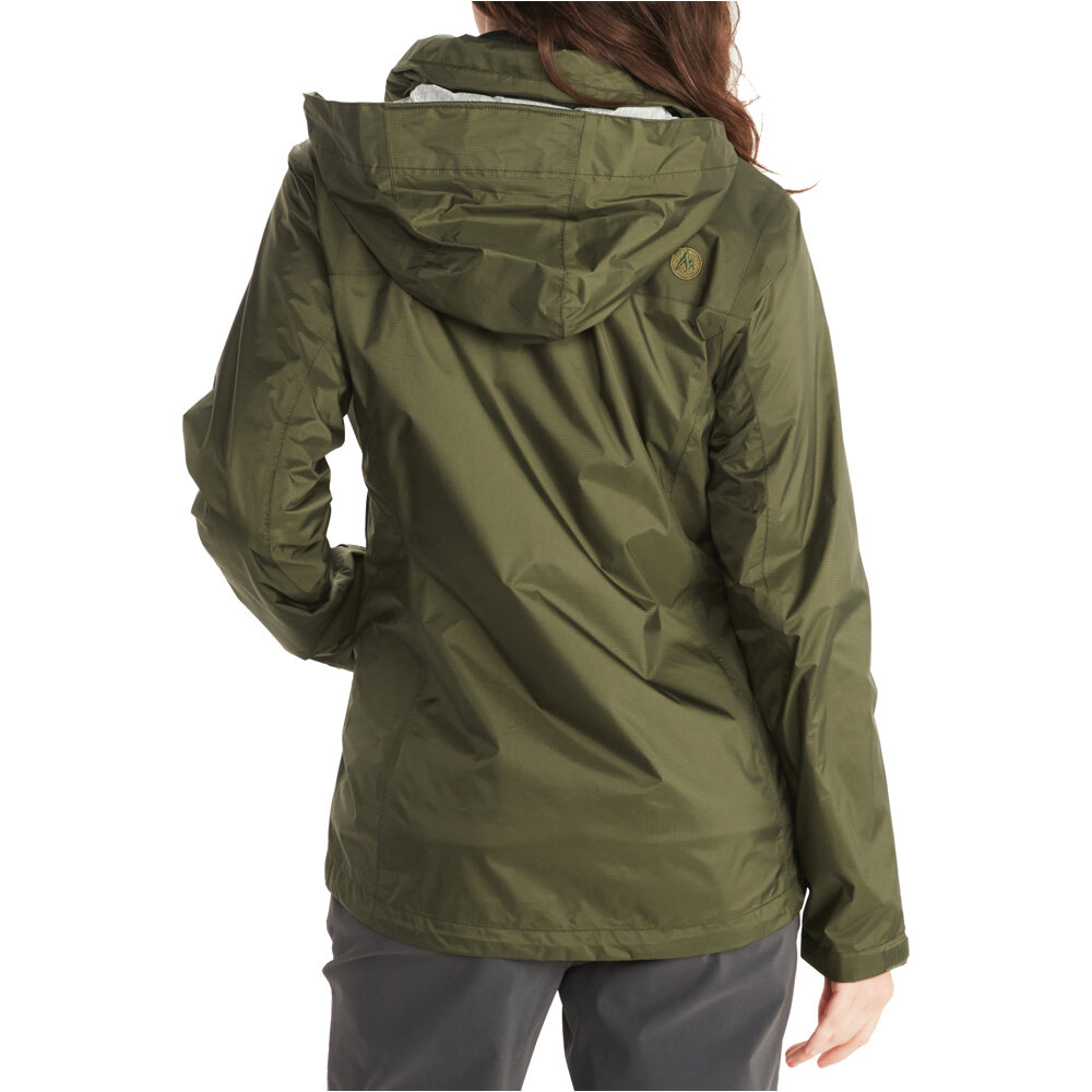 Marmot chaqueta impermeable mujer Wm's PreCip Eco Jacket vista trasera