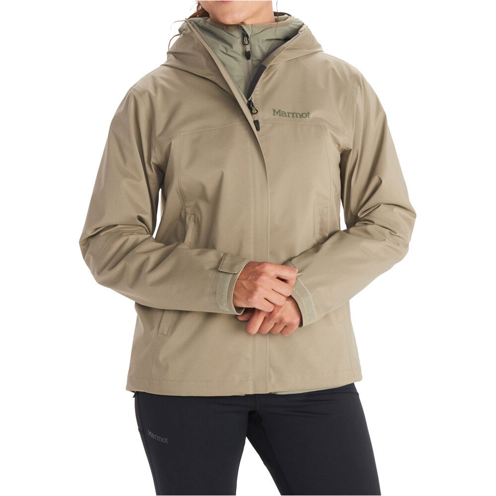 Marmot chaqueta impermeable mujer Wm's PreCip Eco Pro Jacket vista frontal