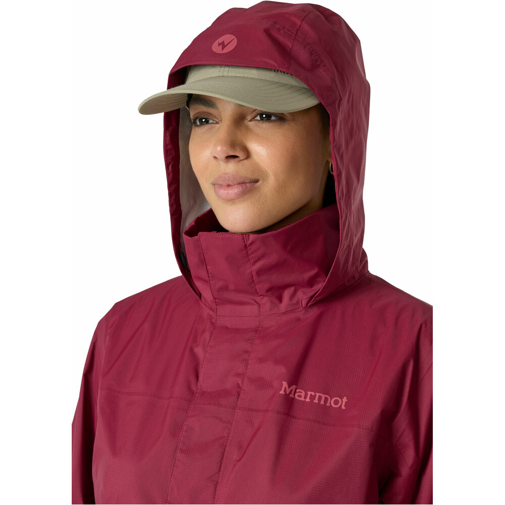 Marmot chaqueta impermeable mujer Wm's PreCip Evo Vent Jacket vista detalle