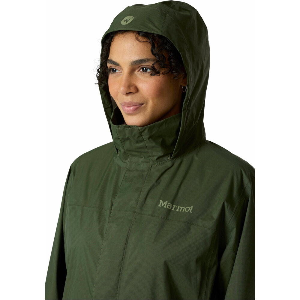 Marmot chaqueta impermeable mujer Wm's PreCip Evo Vent Jacket vista detalle