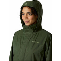 Marmot chaqueta impermeable mujer Wm's PreCip Evo Vent Jacket vista detalle