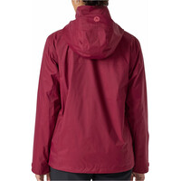 Marmot chaqueta impermeable mujer Wm's PreCip Evo Vent Jacket vista trasera