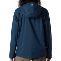 Marmot chaqueta impermeable mujer Wm's PreCip Evo Vent Jacket vista trasera