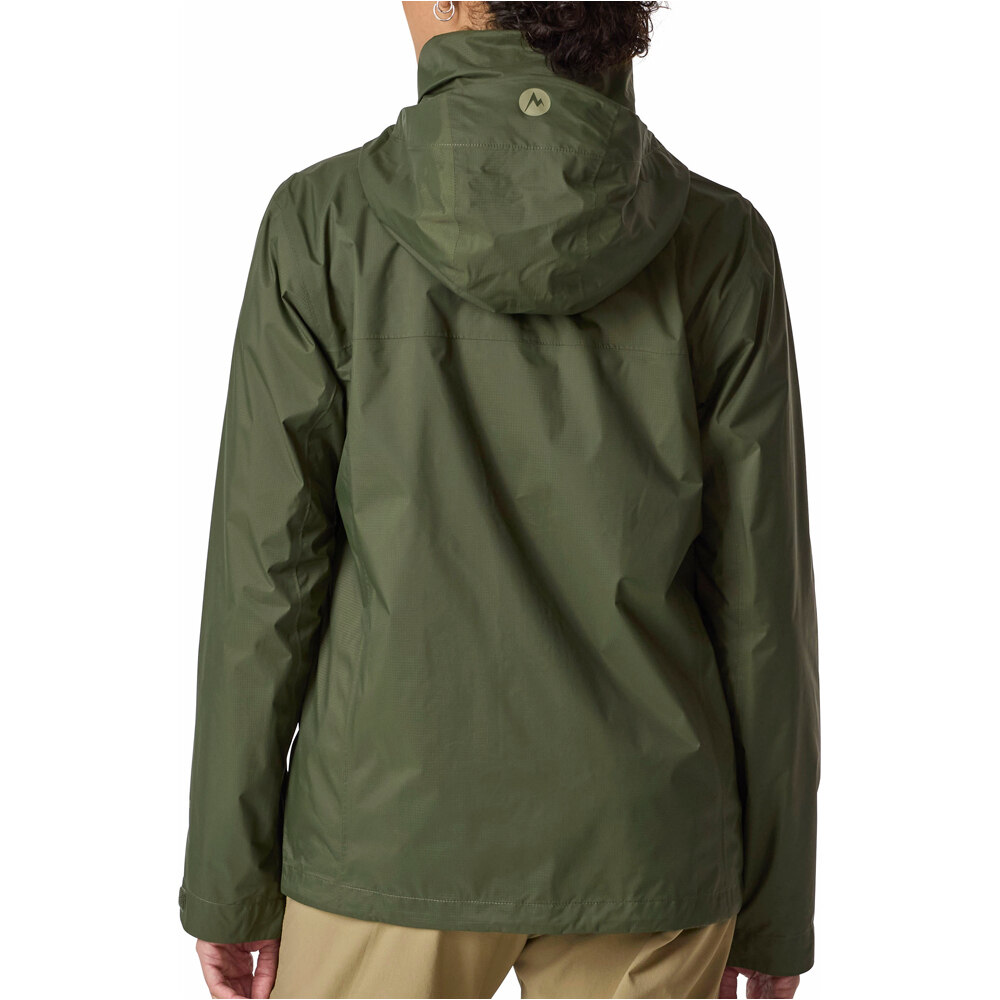 Marmot chaqueta impermeable mujer Wm's PreCip Evo Vent Jacket vista trasera