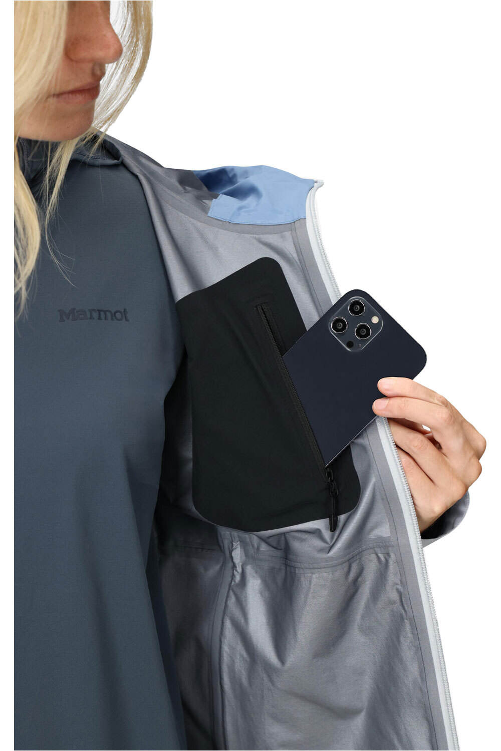 Marmot chaqueta impermeable mujer Wm's Seeker GORETEX Jacket vista detalle