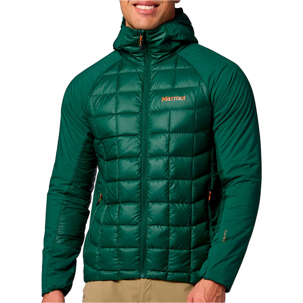Marmot chaqueta outdoor hombre GridLite Down Hoody vista frontal