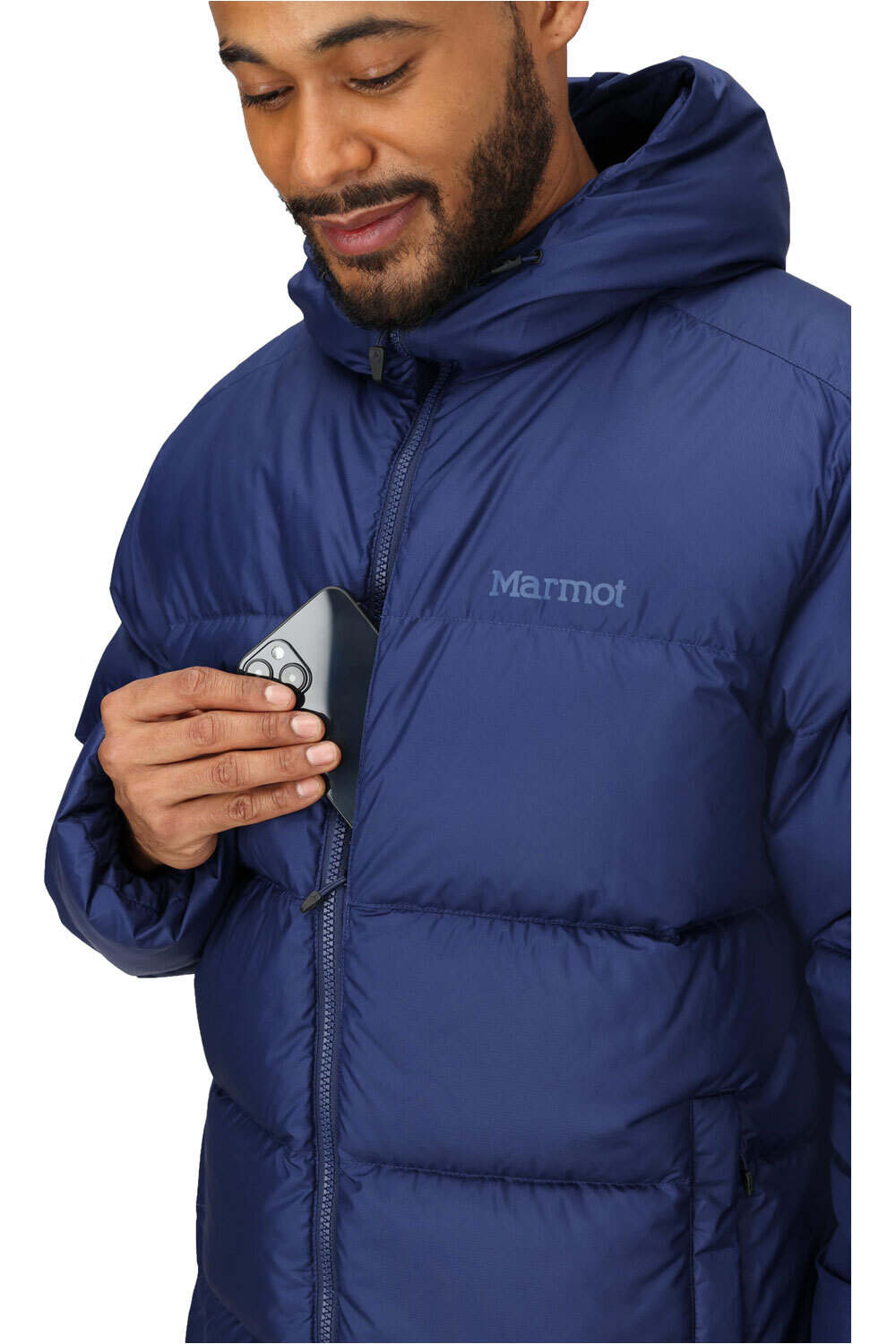 Marmot chaqueta outdoor hombre Guides Down Hoody vista detalle